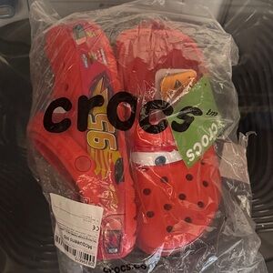 CROCS Red Lightning McQueen Kids Clogs